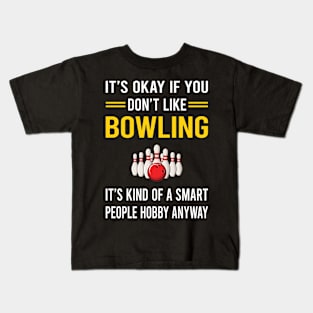 Smart People Hobby Bowling Kids T-Shirt